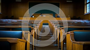 Abstract Blur University Lecture Hall Background photo