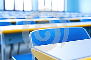 Abstract Blur University Lecture Hall Background photo