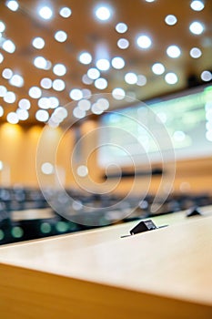 Abstract Blur University Lecture Hall Background photo