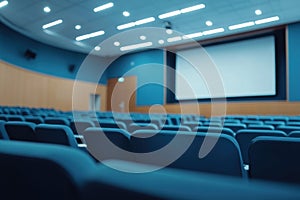 Abstract Blur University Lecture Hall Background photo