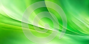 Abstract blur of various shades of green