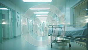 Abstract blurred background hospital