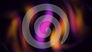 Abstract blurred background with neon streams. Animation. Fuzzy blurred background with moving and blurring neon liquid