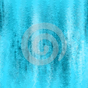 Abstract blurred blue background with white and grey vertical grunge striped zigzag elements
