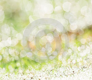 Abstract blurred bokeh natural lighting background