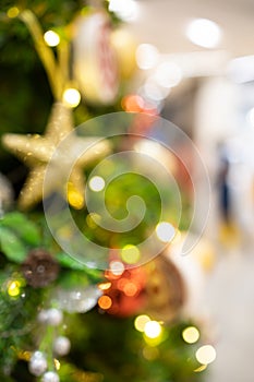 Abstract blurred christmas