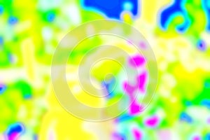 Abstract blurred color pictures used as bases and backgrounds for illustrations, drawings and other works. Pixelization.