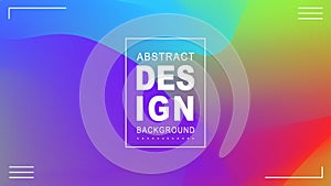 Abstract Blurred Dynamic Gradient Mesh Multicolor Background.