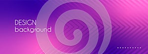 Abstract blurred gradient long banner. Minimal vector background with arrows. Facebook cover, social media header