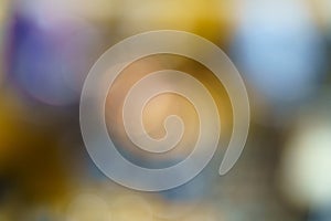 Abstract blurred horizontal background image, with bokeh.