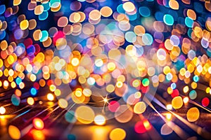 Abstract blurred light