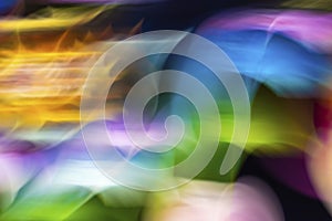 Abstract blurred long exposure photography background. Wavy motion sensation