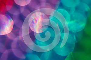 Abstract blurred multicolored lights background