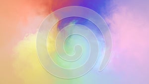 Abstract blurred multicolored motion gradient mesh background in rainbow colors.