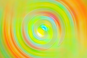 Abstract blurred multicolored swirl interwoven pixel strech background spectrum neon vivid colors yellow backdrop. Science energy