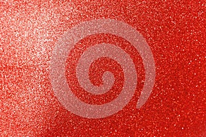 Abstract blurred red glitter texture background