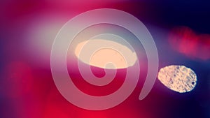 Abstract blurry background, gradient red, blue, dark and spots