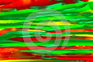 Abstract Blurry Background of Multicolored Horizontal Wavy Layers