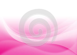 Abstract Blurry Curves in Pink Background