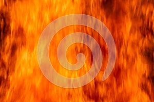 Abstract Blurry Focused Fire Flames Background