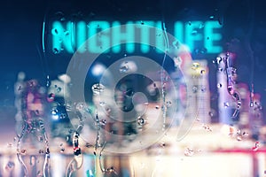 Nightlife concept