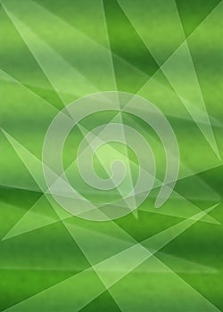 Abstract Blurry Triangles in Green Grunge Texture Background