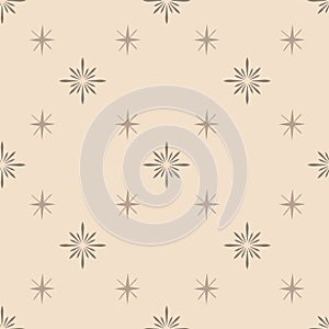 Abstract boho background. Seamless vector pattern