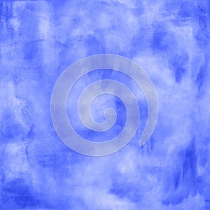 Abstract boho blue watercolor background