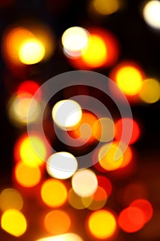 Abstract bokeh background of Christmaslight