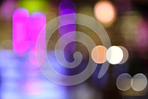 Abstract bokeh background of Christmaslight