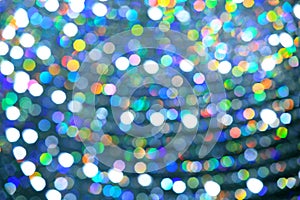 Abstract bokeh background of Christmaslight