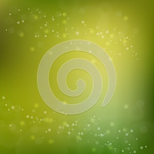Abstract bokeh background. Natural outdoors bokeh background in green. photo