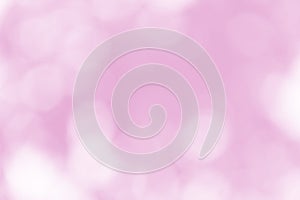 Abstract, bokeh blur, circle pattern, white, light pink, beautiful, gentle, for background.