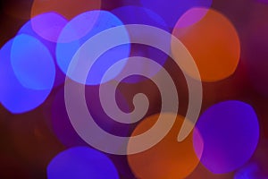 Abstract Bokeh blurred color light can use background