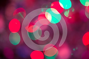 Abstract Bokeh blurred color light can use background