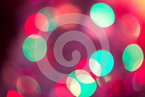 Abstract Bokeh blurred color light can use background