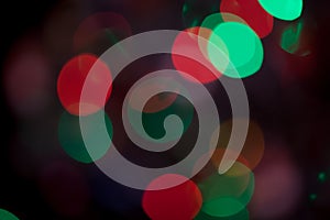 Abstract Bokeh blurred color light can use background