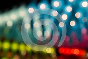 Abstract bokeh colorful lights defocused background