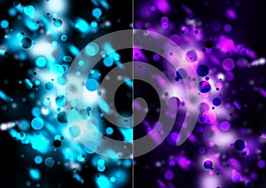 Abstract bokeh effect backgrounds