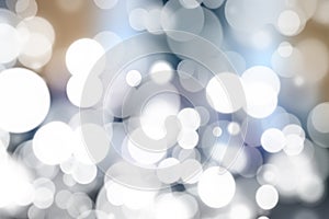 Abstract bokeh festive background with defocused lights