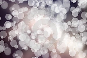 Abstract bokeh festive background with defocused lights