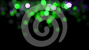 Abstract Bokeh Halloween Lights Twinkling Shimmering Motion Background Loop