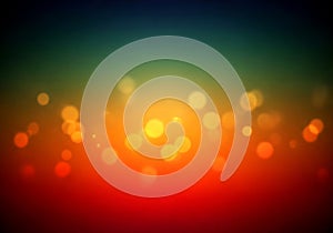 Abstract Bokeh Lights Gradient Background