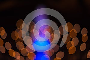 Abstract bokeh lights. Perfect festive background.