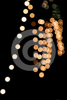 Abstract bokeh lights shiny background. Festive concept