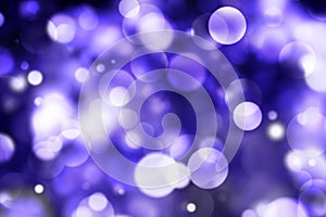 Abstract bokeh lights with soft light background illustration. abstract blue bokeh background blurred bubble.