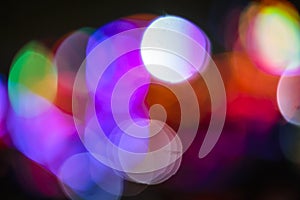 Abstract bokeh multicolor