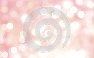 Abstract of bokeh pink pastel background.