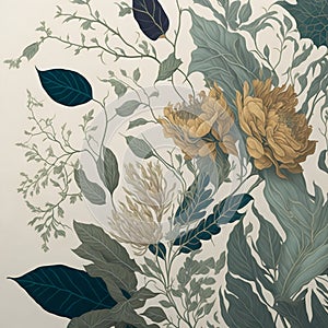 Abstract Botanics - Captivating Artistic Exploration of Botanical Inspirations