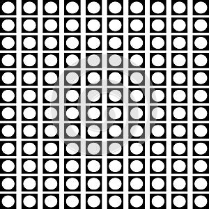 Abstract Boxes Inside White Pattern Repeated Design On White Background